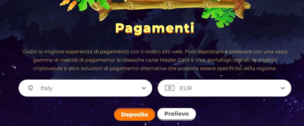 Wazamba Depositi e Prelievi